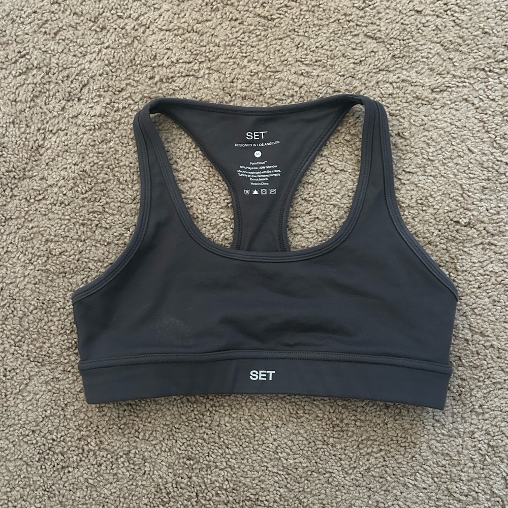 Set Active FormCloud Bra in Graphite (M)